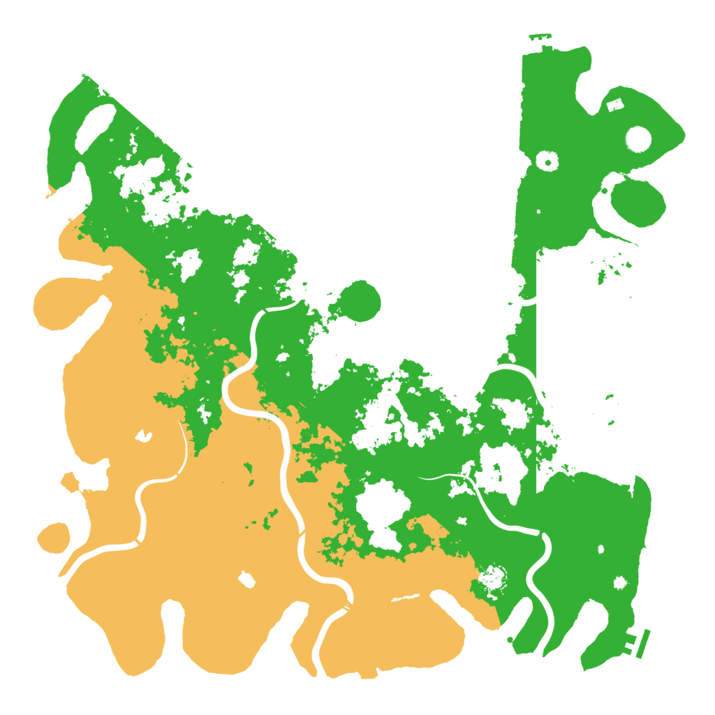 Biome Rust Map: Procedural Map, Size: 4850, Seed: 311111443