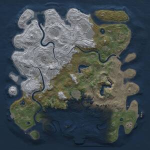 Thumbnail Rust Map: Procedural Map, Size: 4250, Seed: 1538043325, 14 Monuments