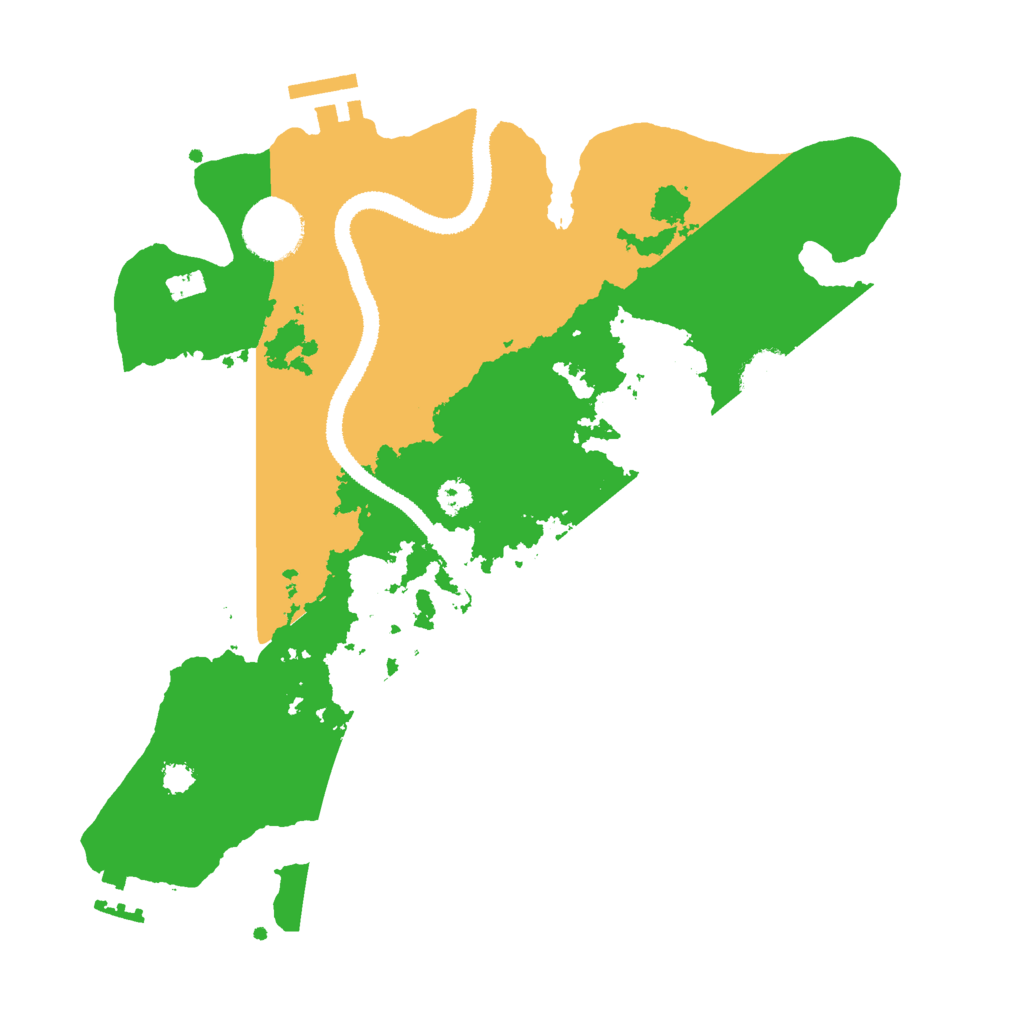 Biome Rust Map: Procedural Map, Size: 3000, Seed: 46119