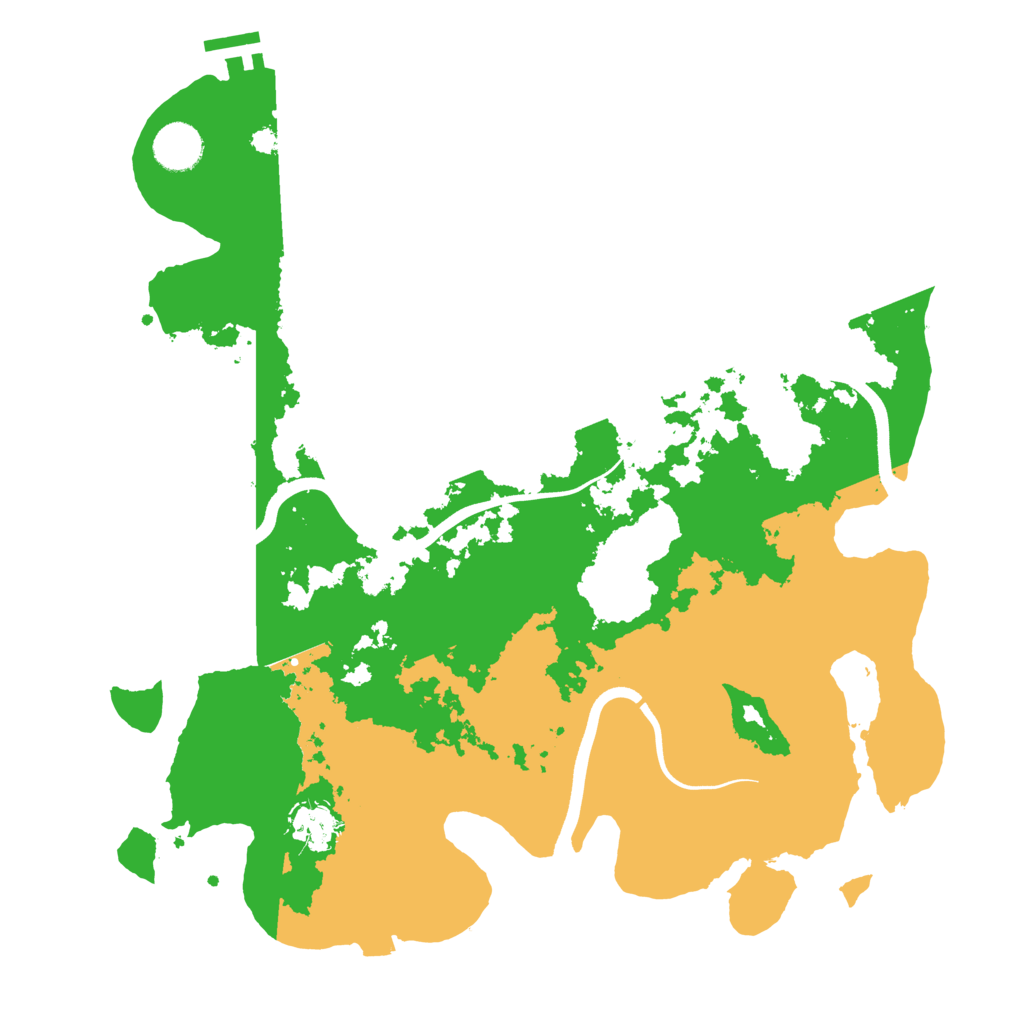 Biome Rust Map: Procedural Map, Size: 3700, Seed: 806513365