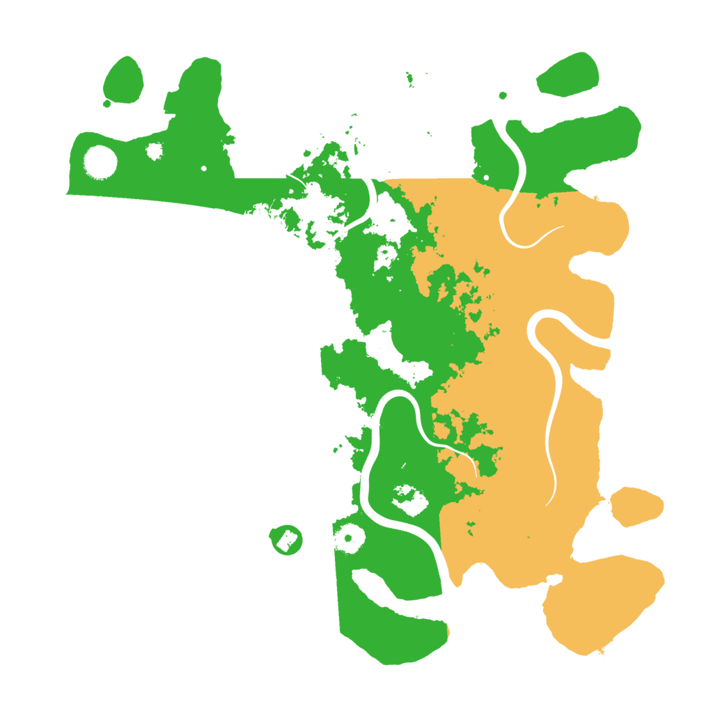 Biome Rust Map: Procedural Map, Size: 3750, Seed: 205531850