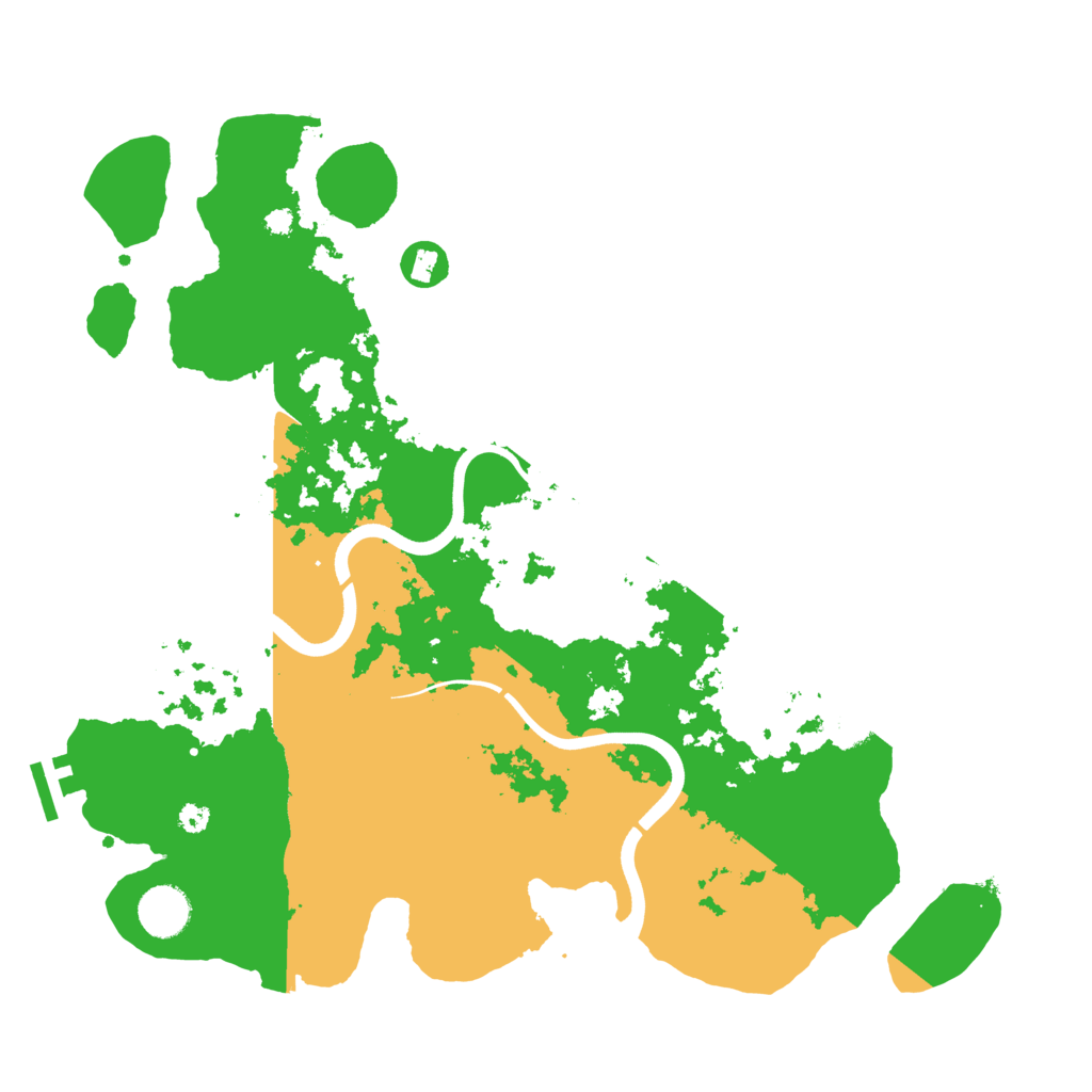 Biome Rust Map: Procedural Map, Size: 3700, Seed: 2015267334