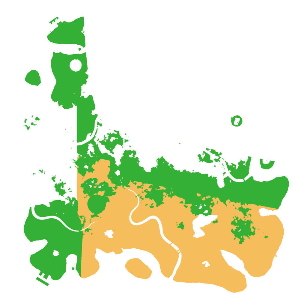 Biome Rust Map: Procedural Map, Size: 4500, Seed: 2047319775
