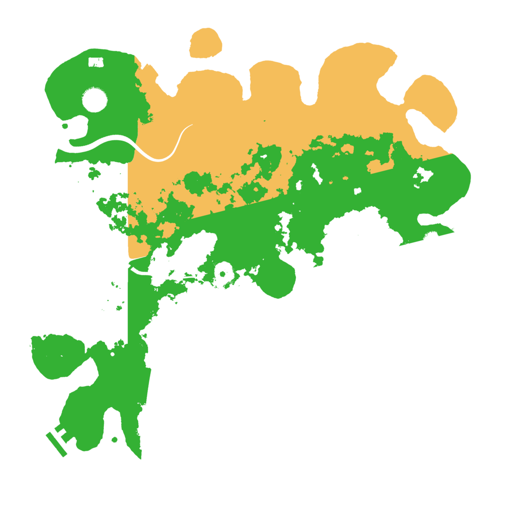 Biome Rust Map: Procedural Map, Size: 3650, Seed: 27198598
