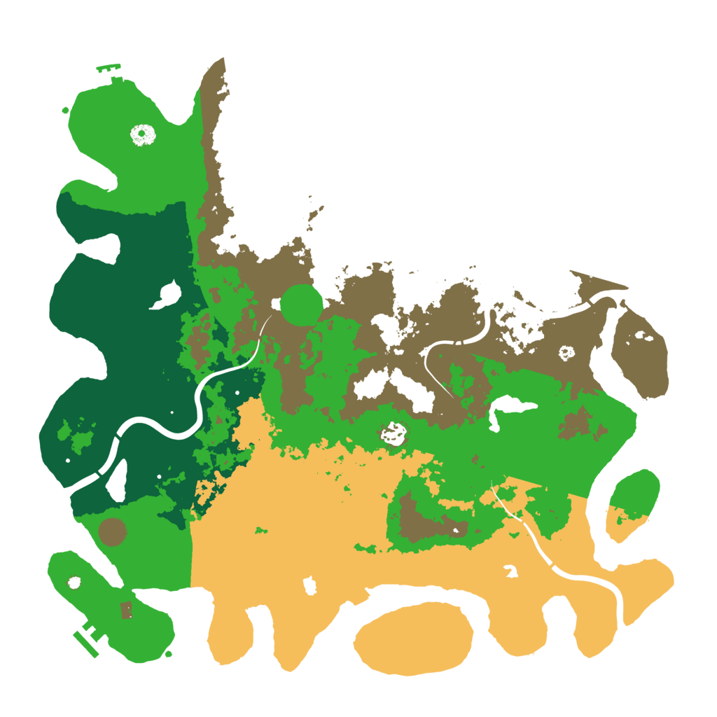 Biome Rust Map: Procedural Map, Size: 4500, Seed: 1515649171