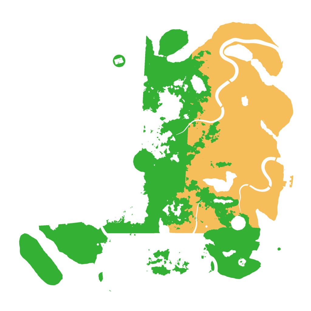 Biome Rust Map: Procedural Map, Size: 4000, Seed: 307701