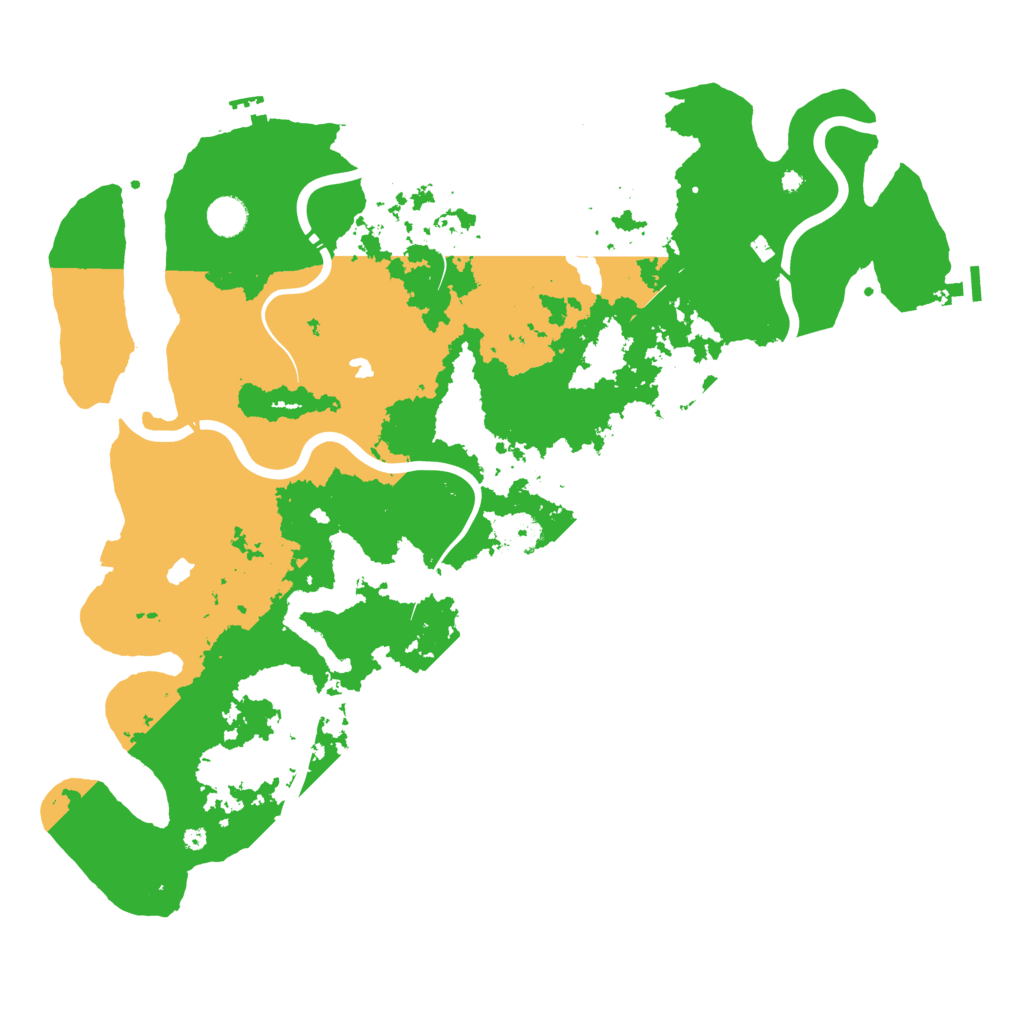 Biome Rust Map: Procedural Map, Size: 4500, Seed: 1176397701