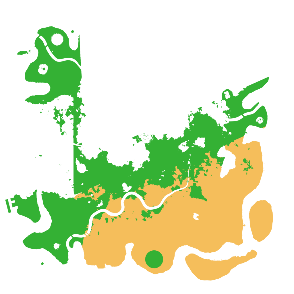 Biome Rust Map: Procedural Map, Size: 4350, Seed: 1275733090