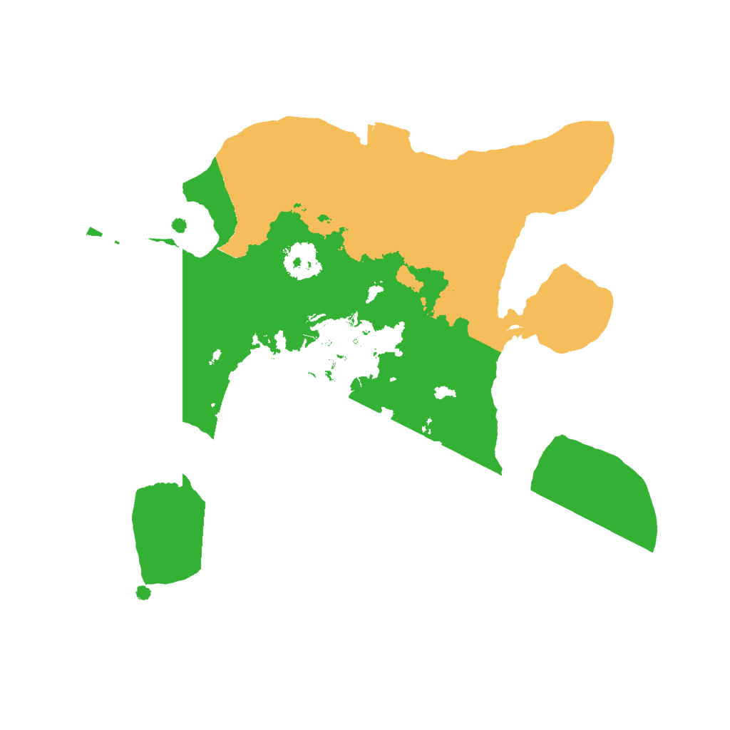 Biome Rust Map: Procedural Map, Size: 2000, Seed: 1060958121