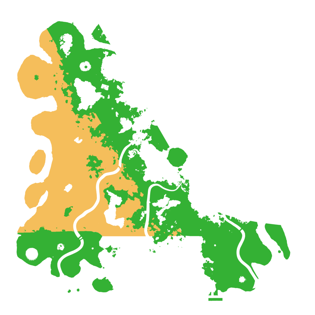 Biome Rust Map: Procedural Map, Size: 4500, Seed: 129885663