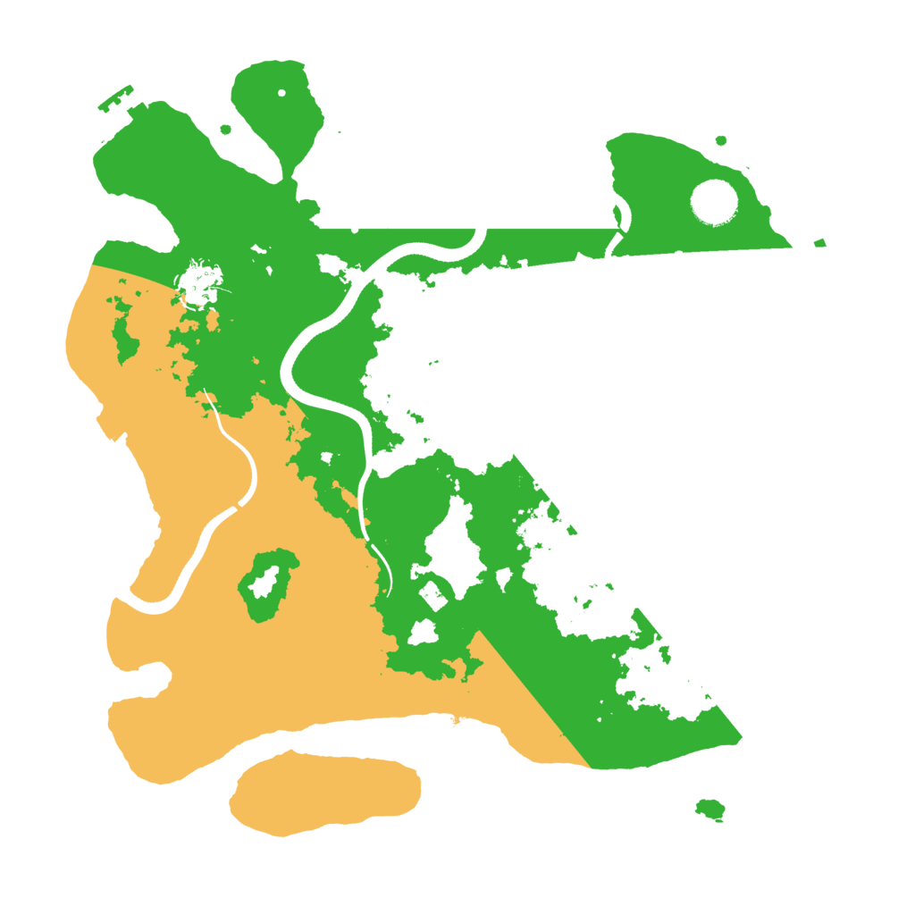 Biome Rust Map: Procedural Map, Size: 3500, Seed: 469997537