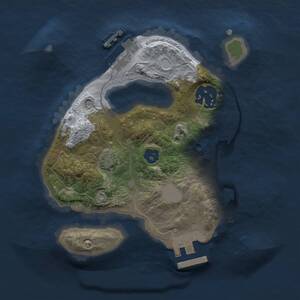 Thumbnail Rust Map: Procedural Map, Size: 2000, Seed: 1457404770, 5 Monuments