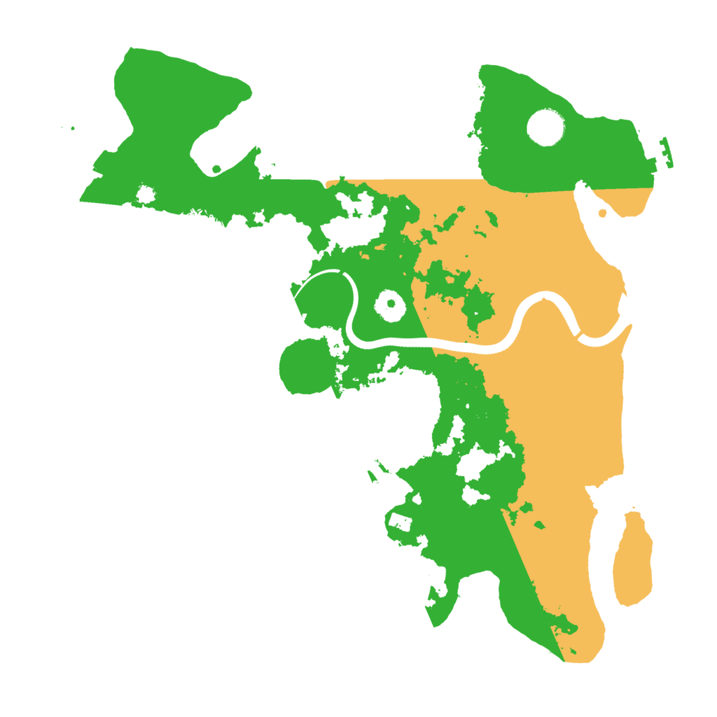 Biome Rust Map: Procedural Map, Size: 3500, Seed: 945003407