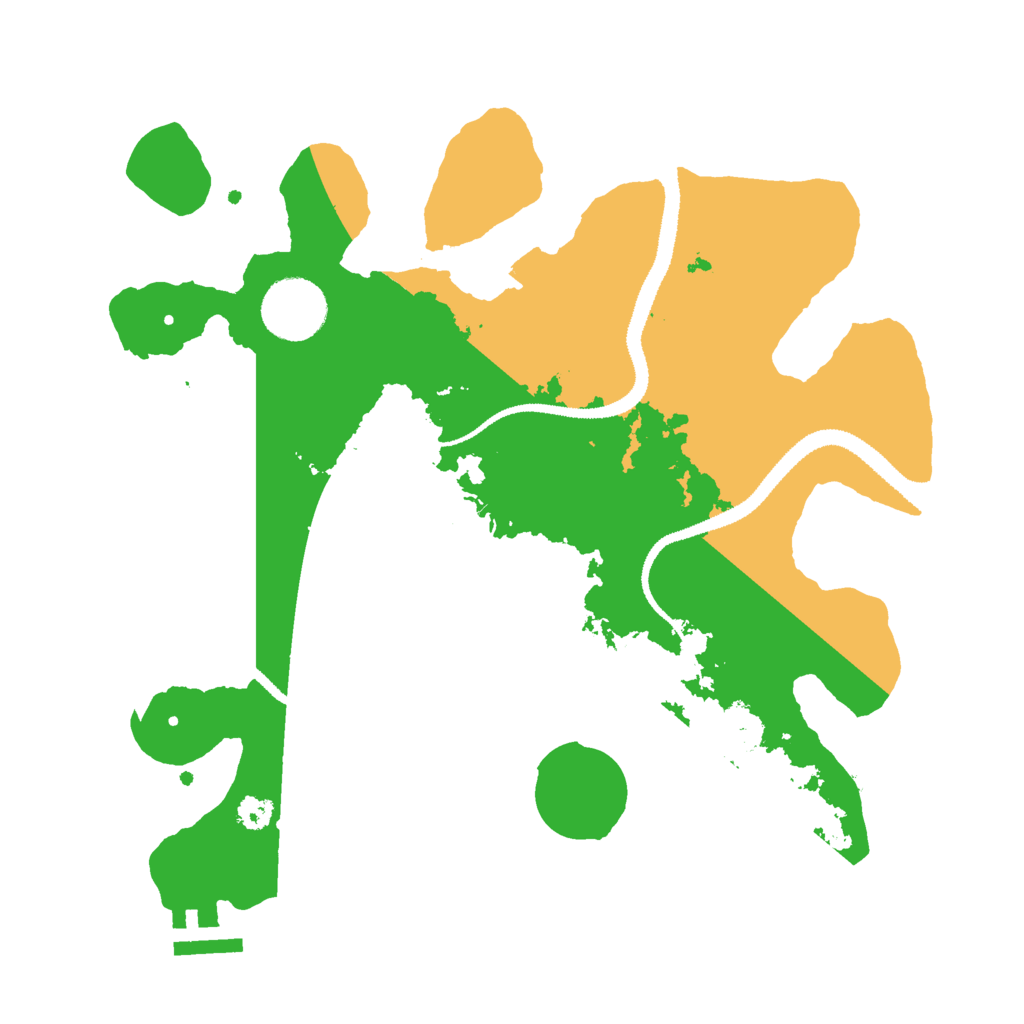 Biome Rust Map: Procedural Map, Size: 3000, Seed: 2061858104