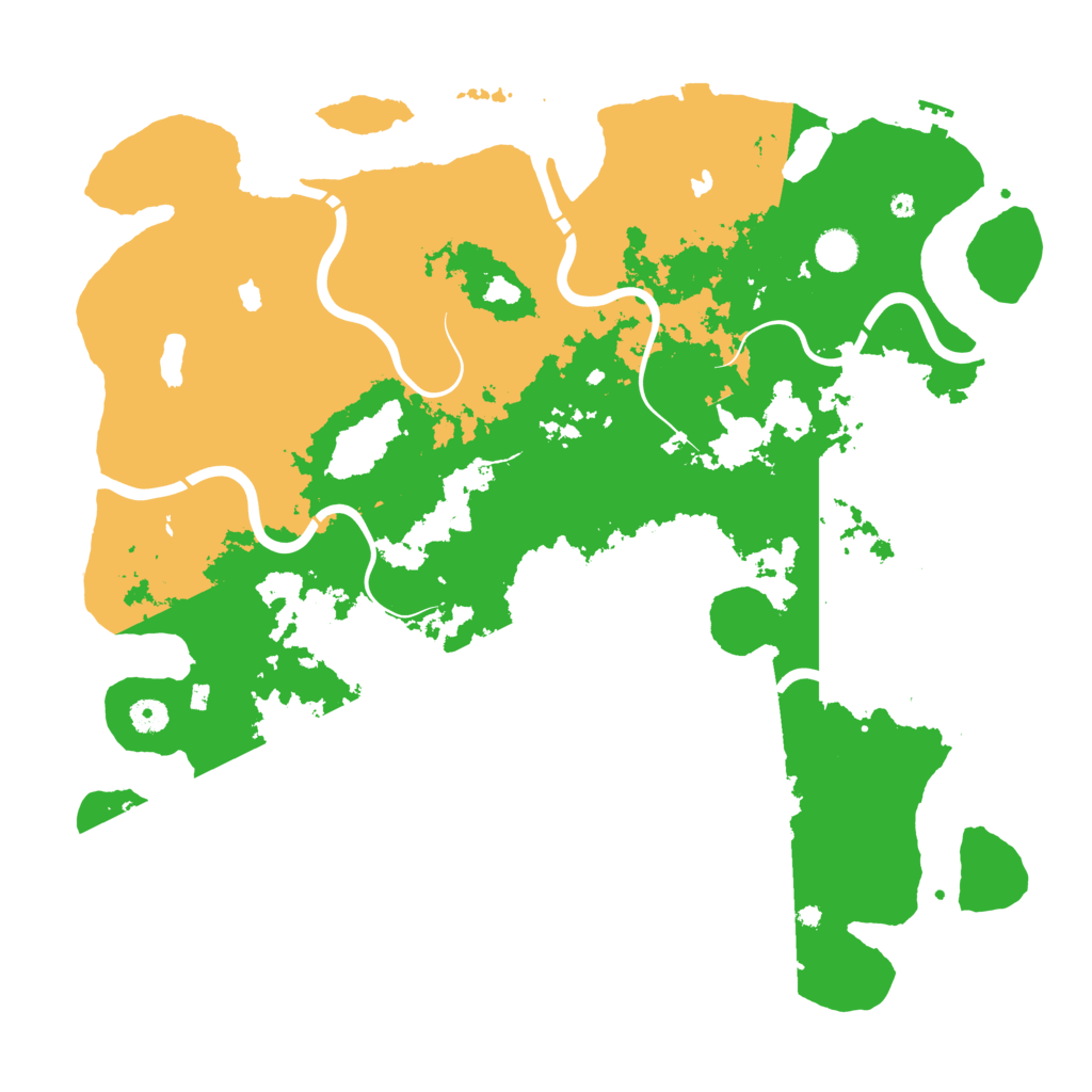 Biome Rust Map: Procedural Map, Size: 4500, Seed: 749555344