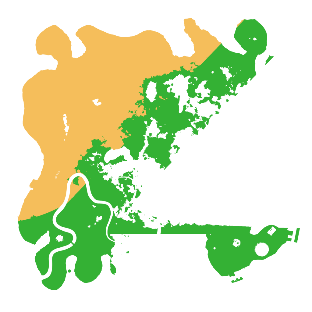 Biome Rust Map: Procedural Map, Size: 4000, Seed: 114397