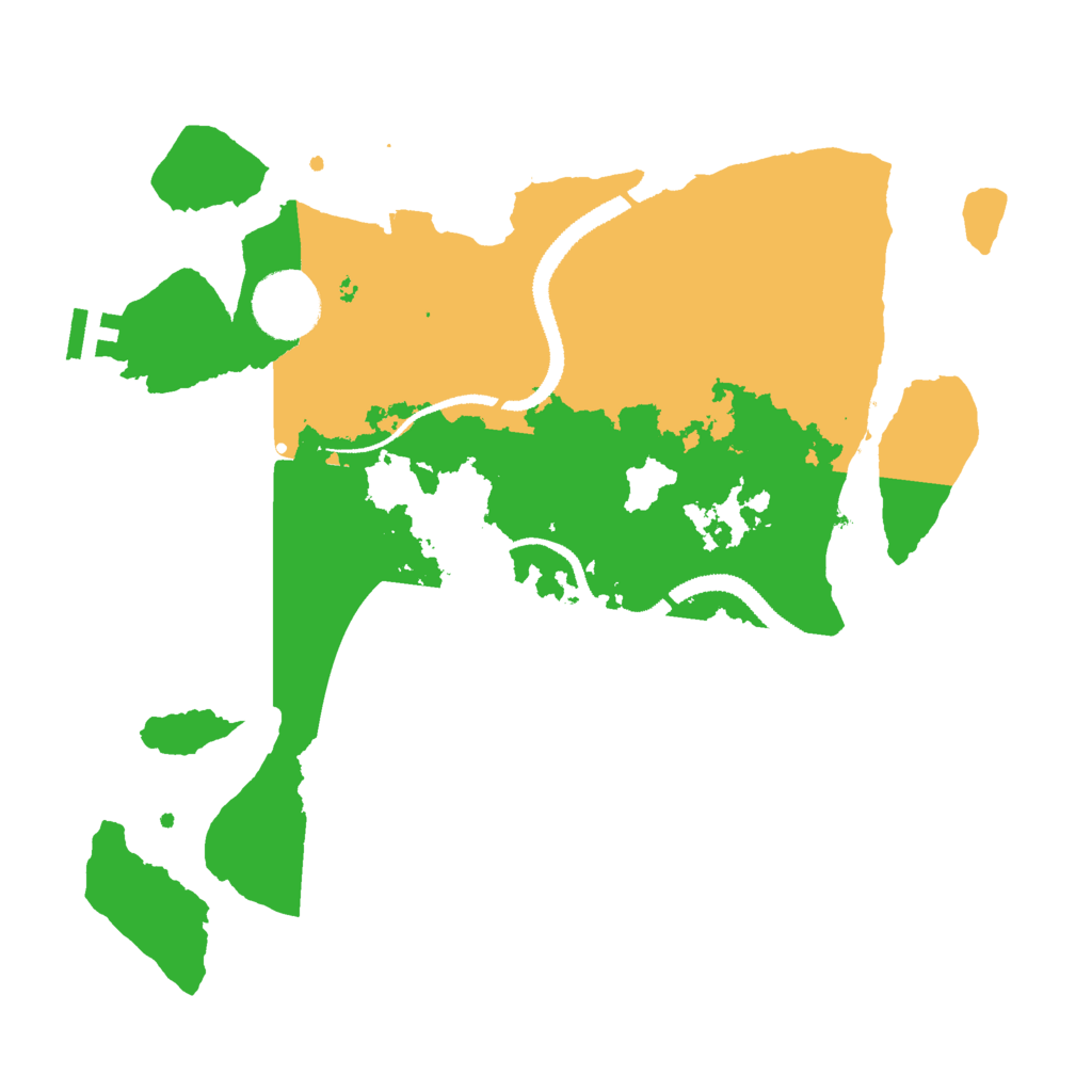 Biome Rust Map: Procedural Map, Size: 3000, Seed: 825170
