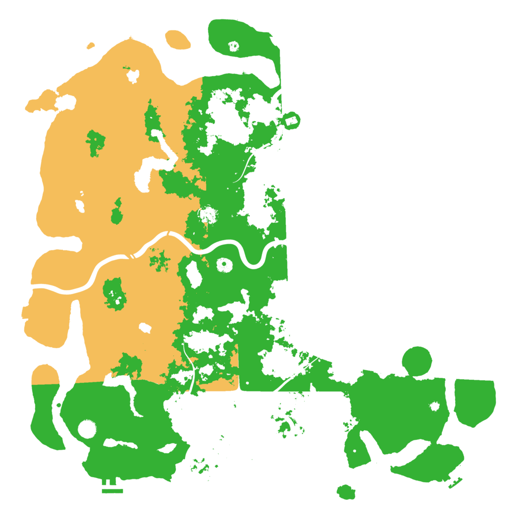 Biome Rust Map: Procedural Map, Size: 5000, Seed: 294373908