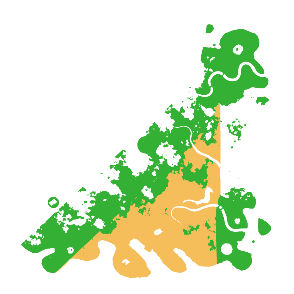 Biome Rust Map: Procedural Map, Size: 4500, Seed: 494698