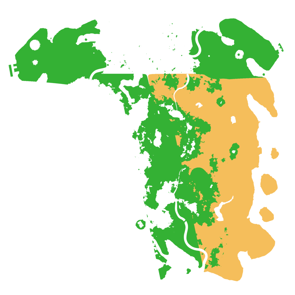 Biome Rust Map: Procedural Map, Size: 5000, Seed: 39263226