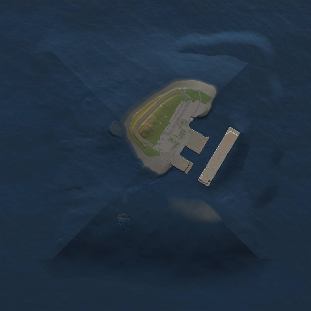 Rust Map: Procedural Map, Size: 1000, Seed: 1887761969, 2 Monuments