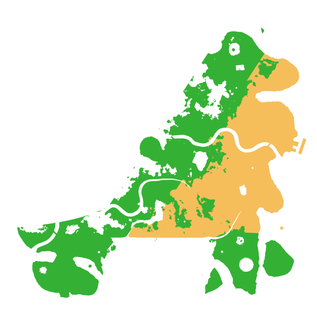 Biome Rust Map: Procedural Map, Size: 4000, Seed: 21883406