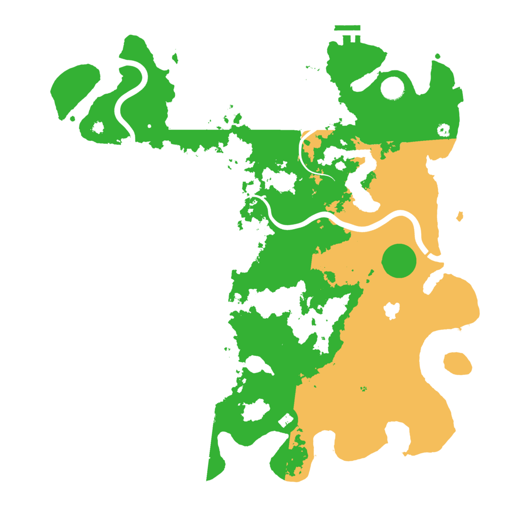 Biome Rust Map: Procedural Map, Size: 4000, Seed: 61851