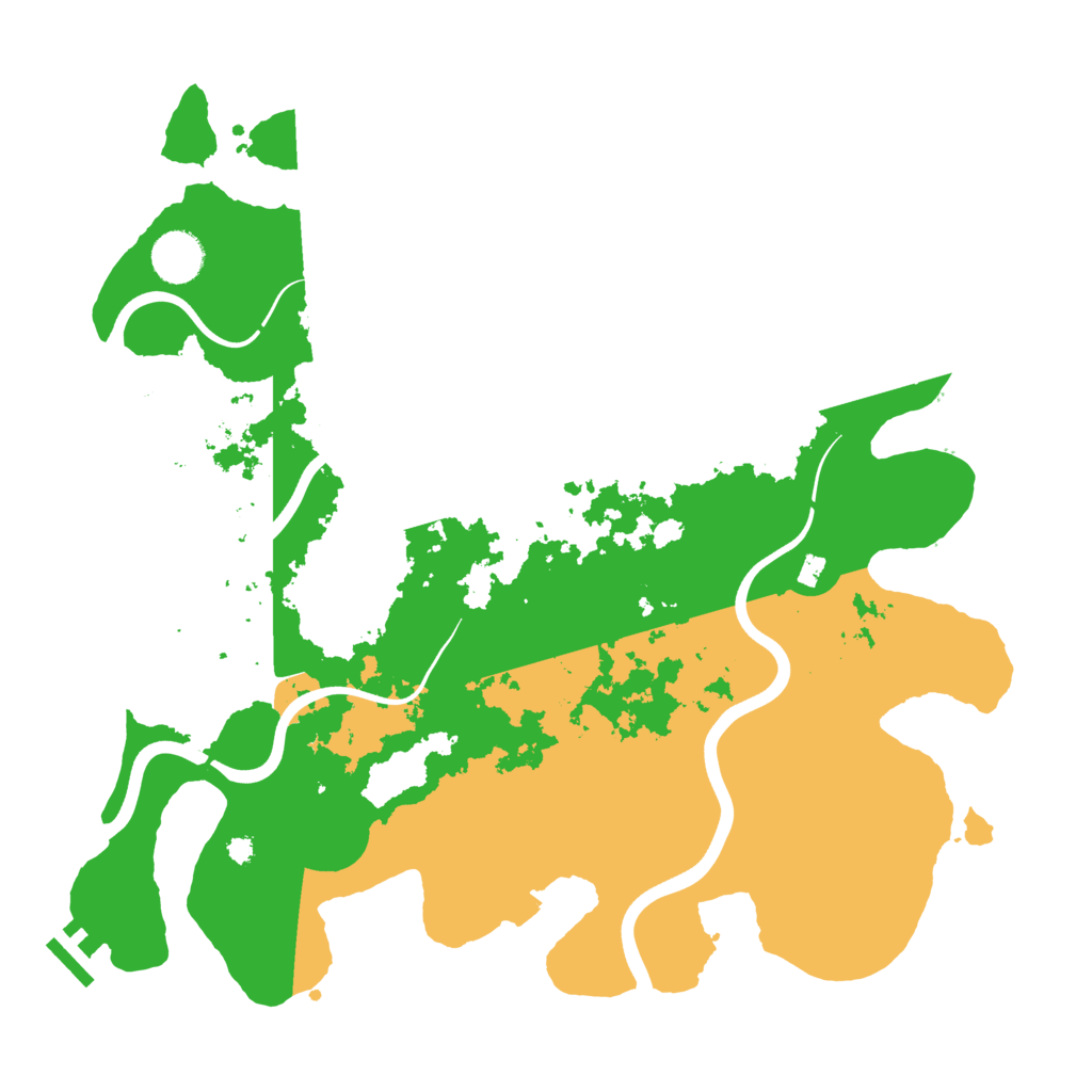 Biome Rust Map: Procedural Map, Size: 3750, Seed: 2007086292