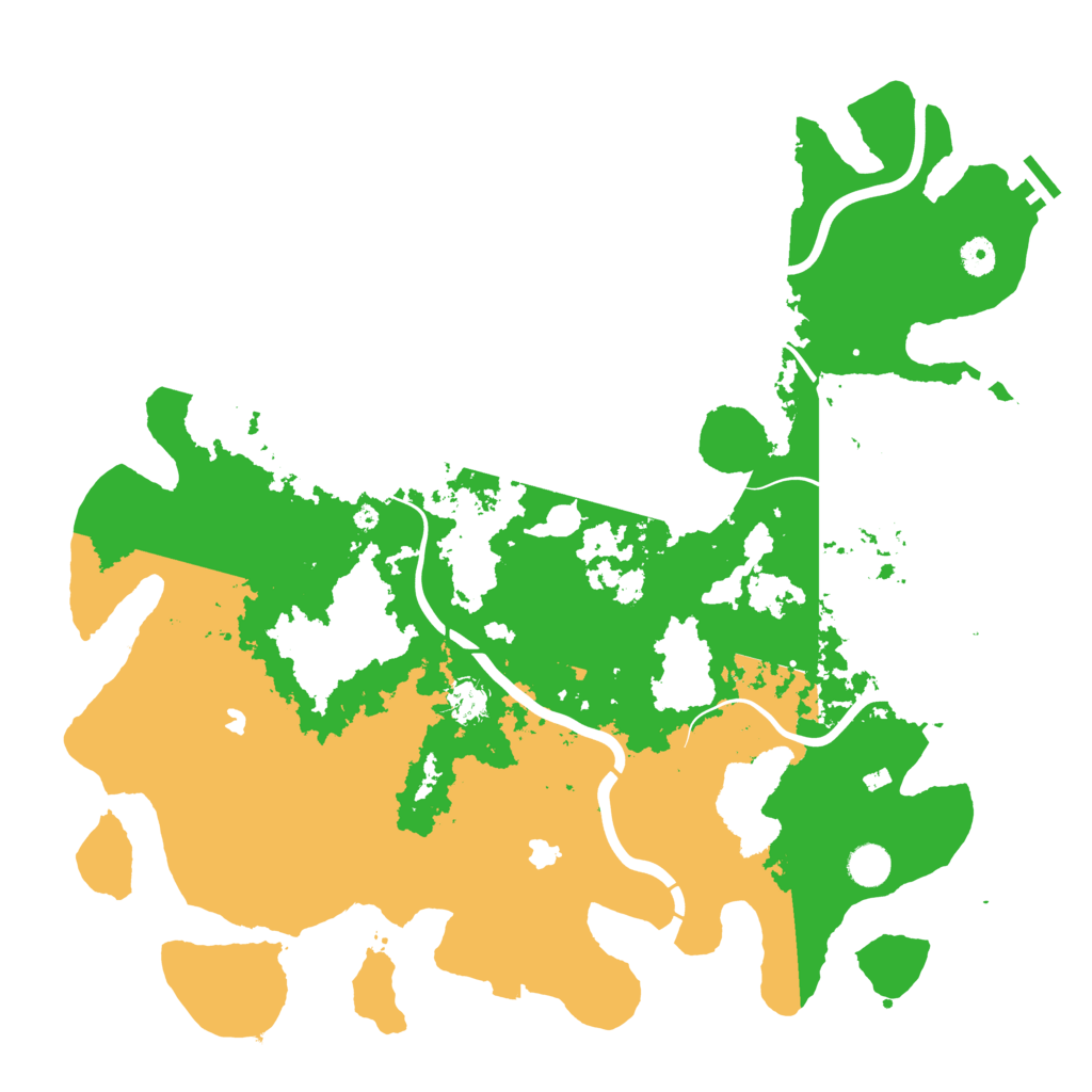 Biome Rust Map: Procedural Map, Size: 4500, Seed: 172711289