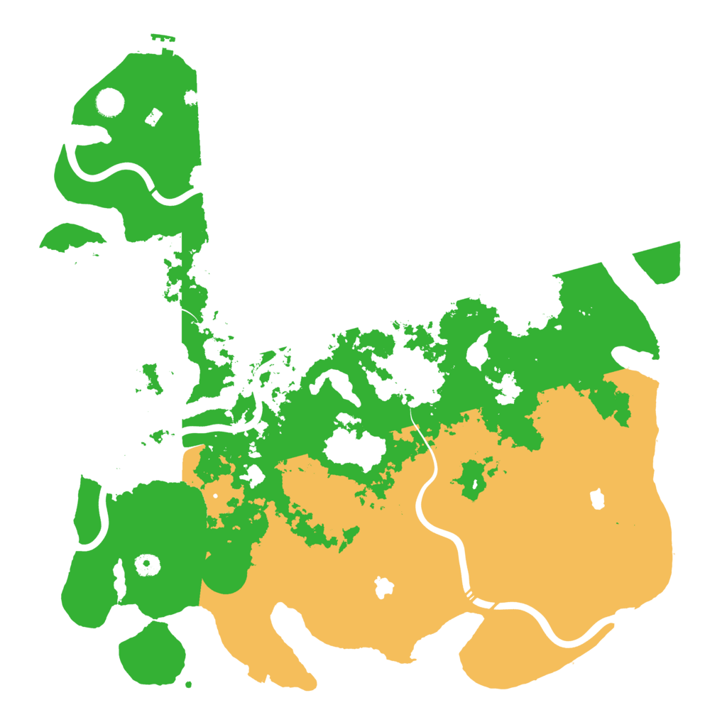 Biome Rust Map: Procedural Map, Size: 4500, Seed: 1299953954