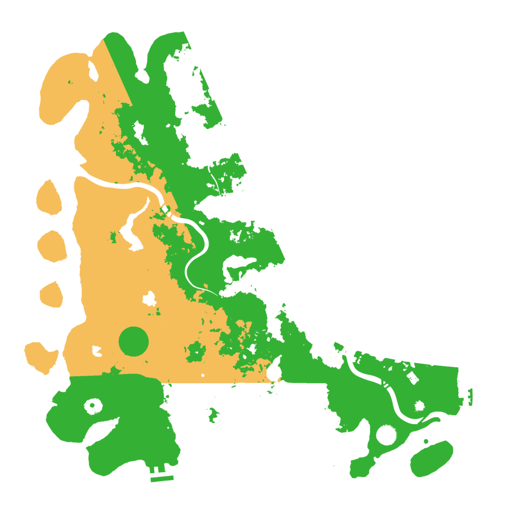 Biome Rust Map: Procedural Map, Size: 4500, Seed: 265183