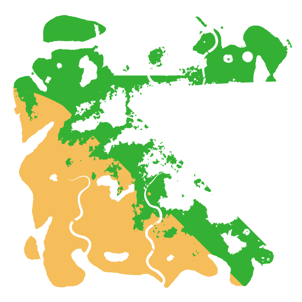 Biome Rust Map: Procedural Map, Size: 5000, Seed: 1689305687