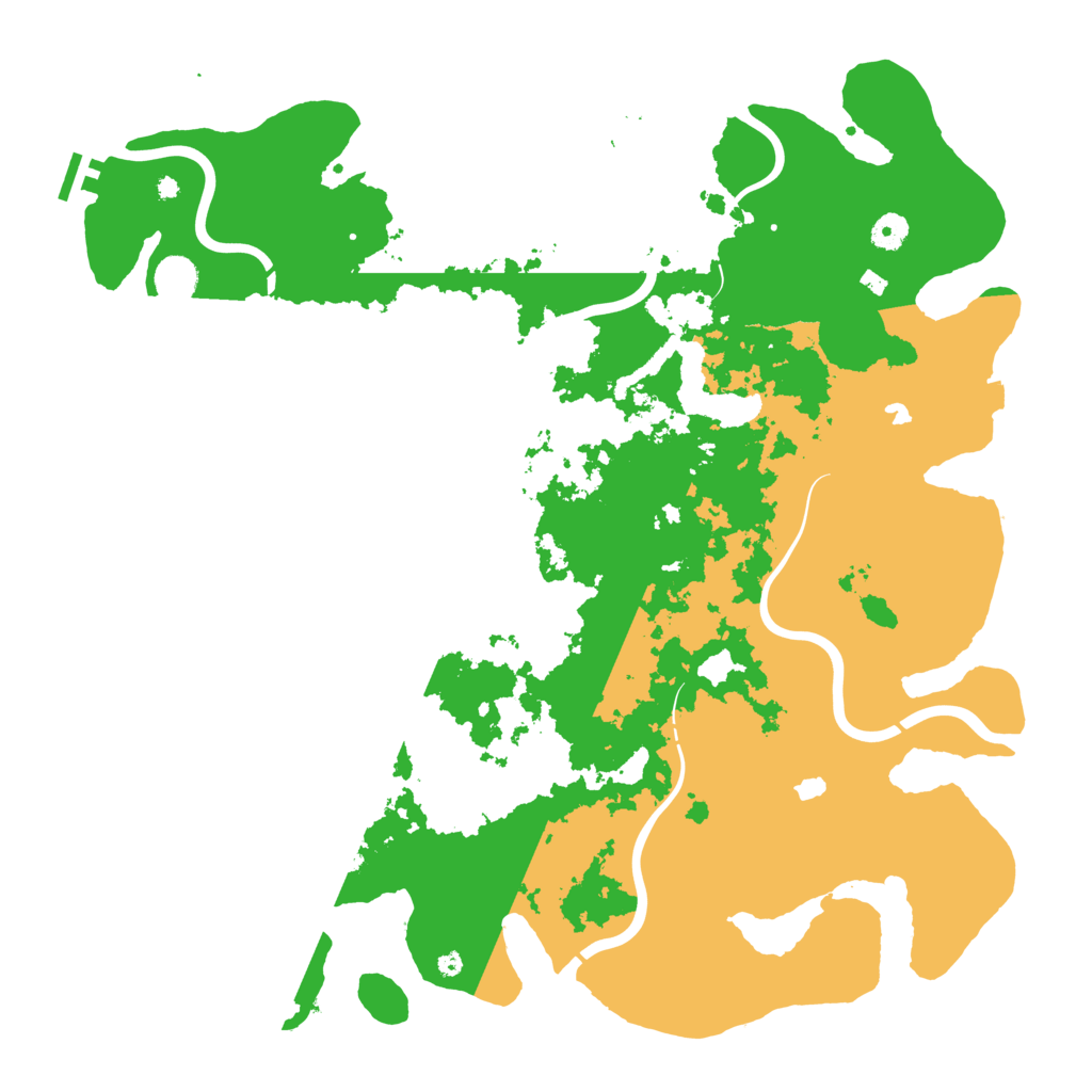 Biome Rust Map: Procedural Map, Size: 4500, Seed: 108732713