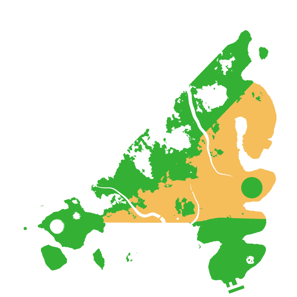 Biome Rust Map: Procedural Map, Size: 3700, Seed: 2107859920