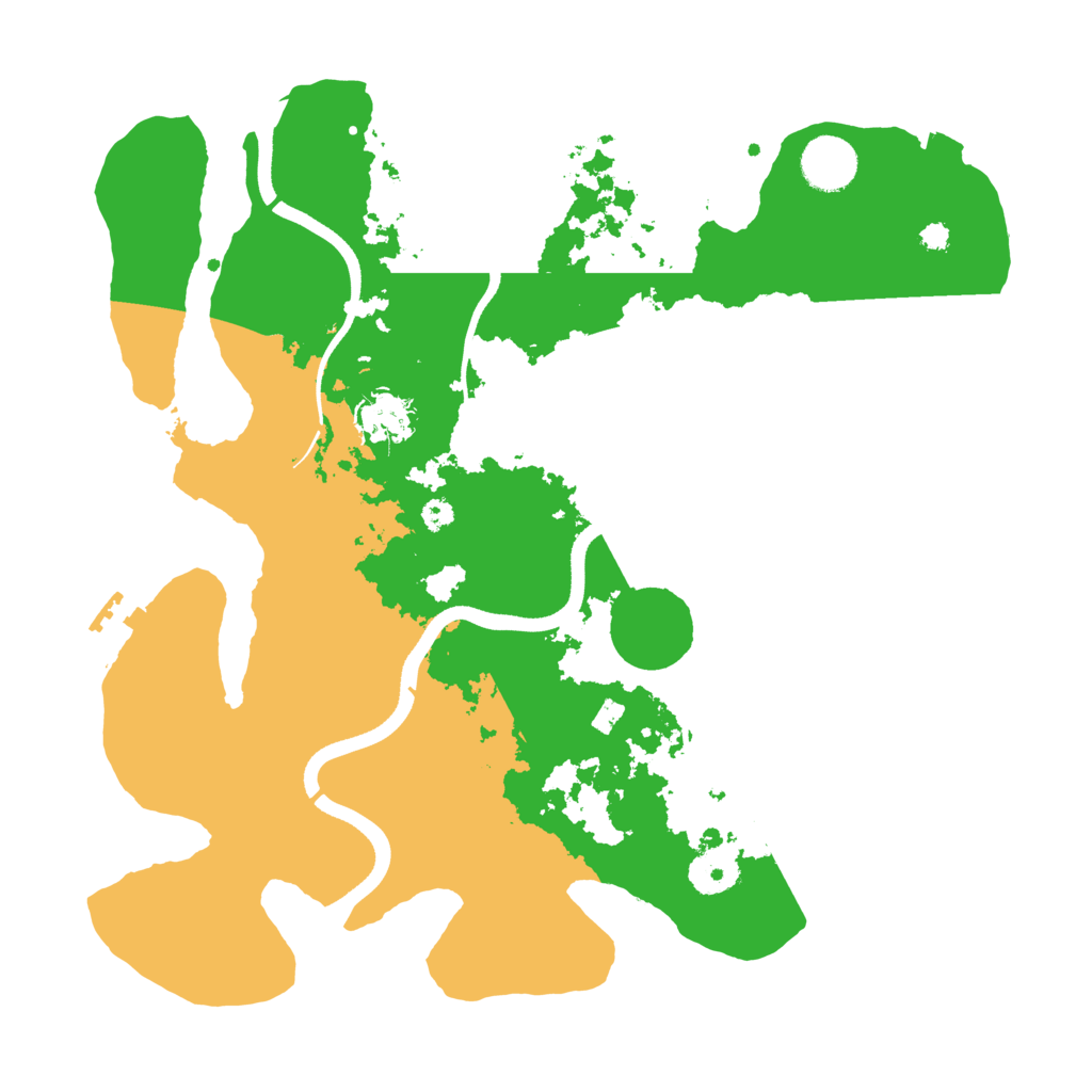 Biome Rust Map: Procedural Map, Size: 3500, Seed: 1977557381