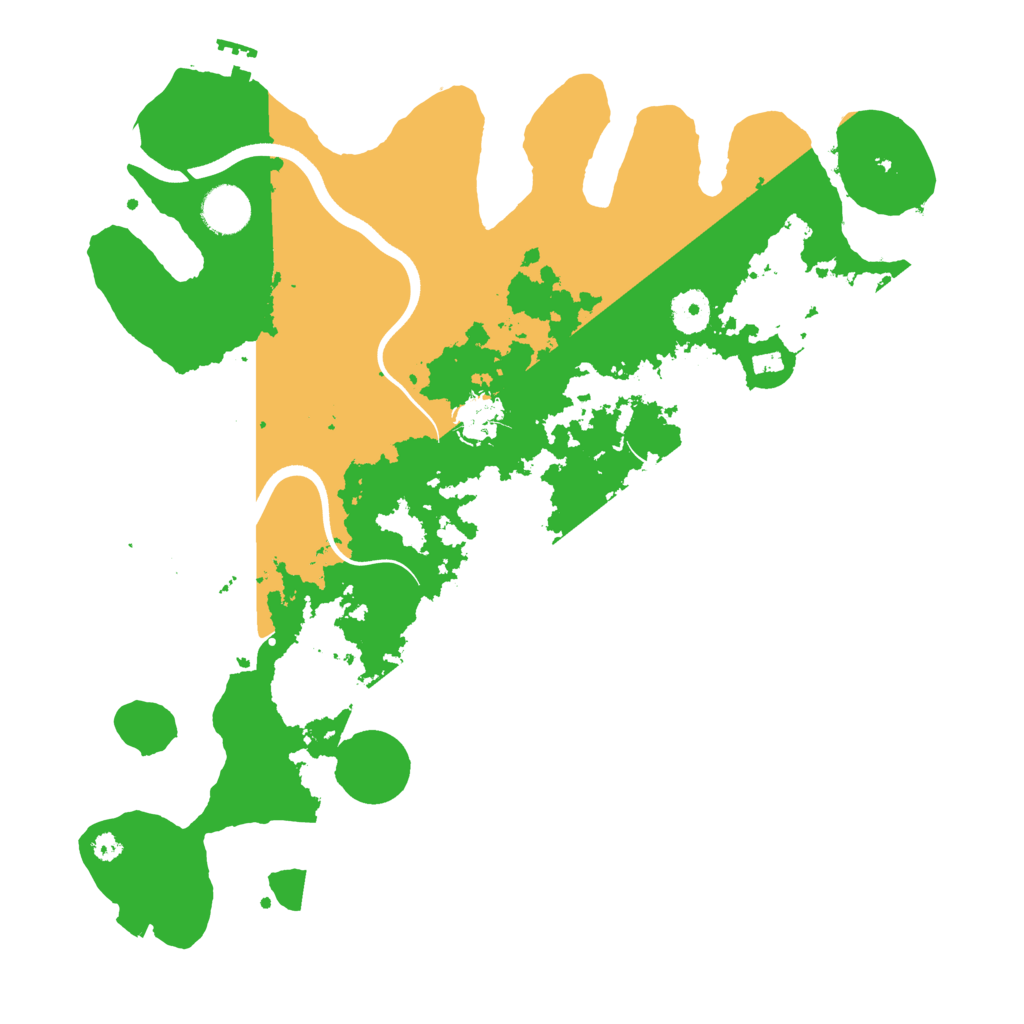 Biome Rust Map: Procedural Map, Size: 3700, Seed: 836044762
