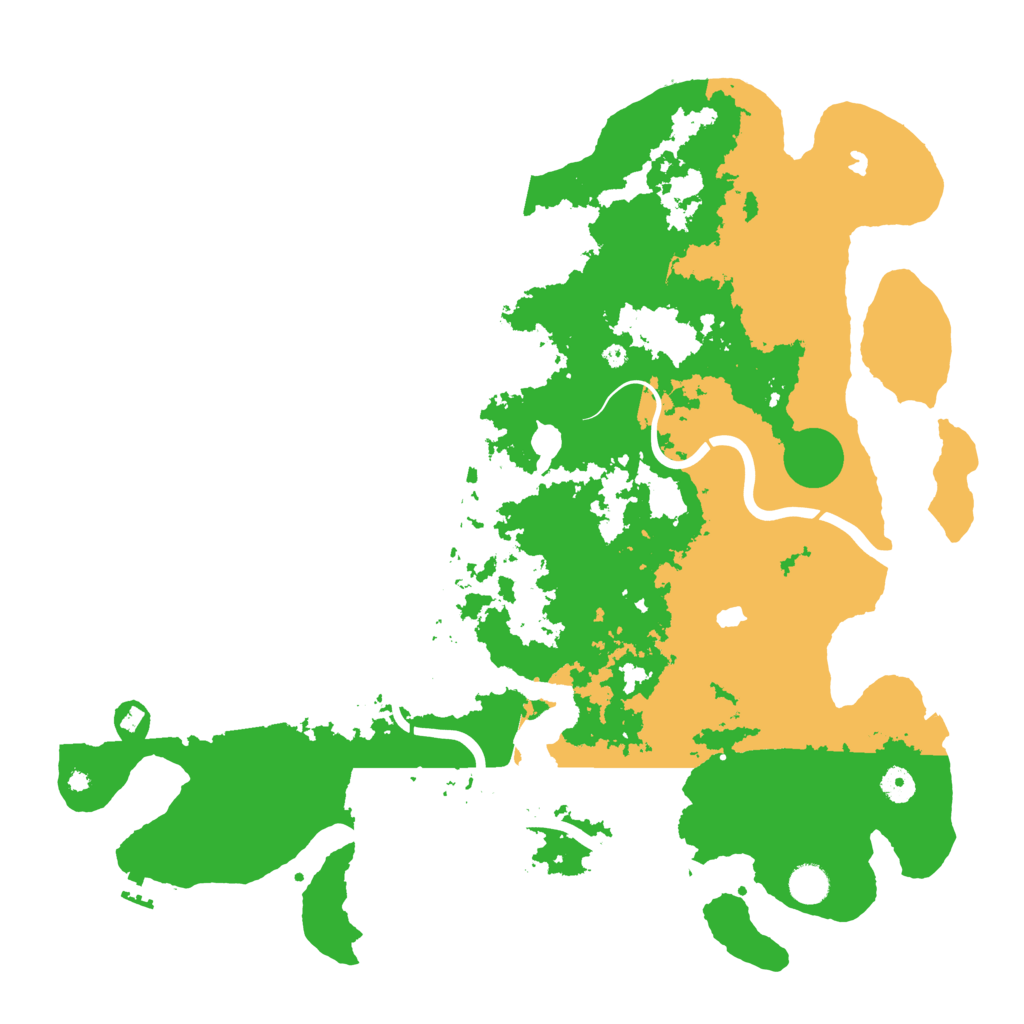 Biome Rust Map: Procedural Map, Size: 4500, Seed: 869626348