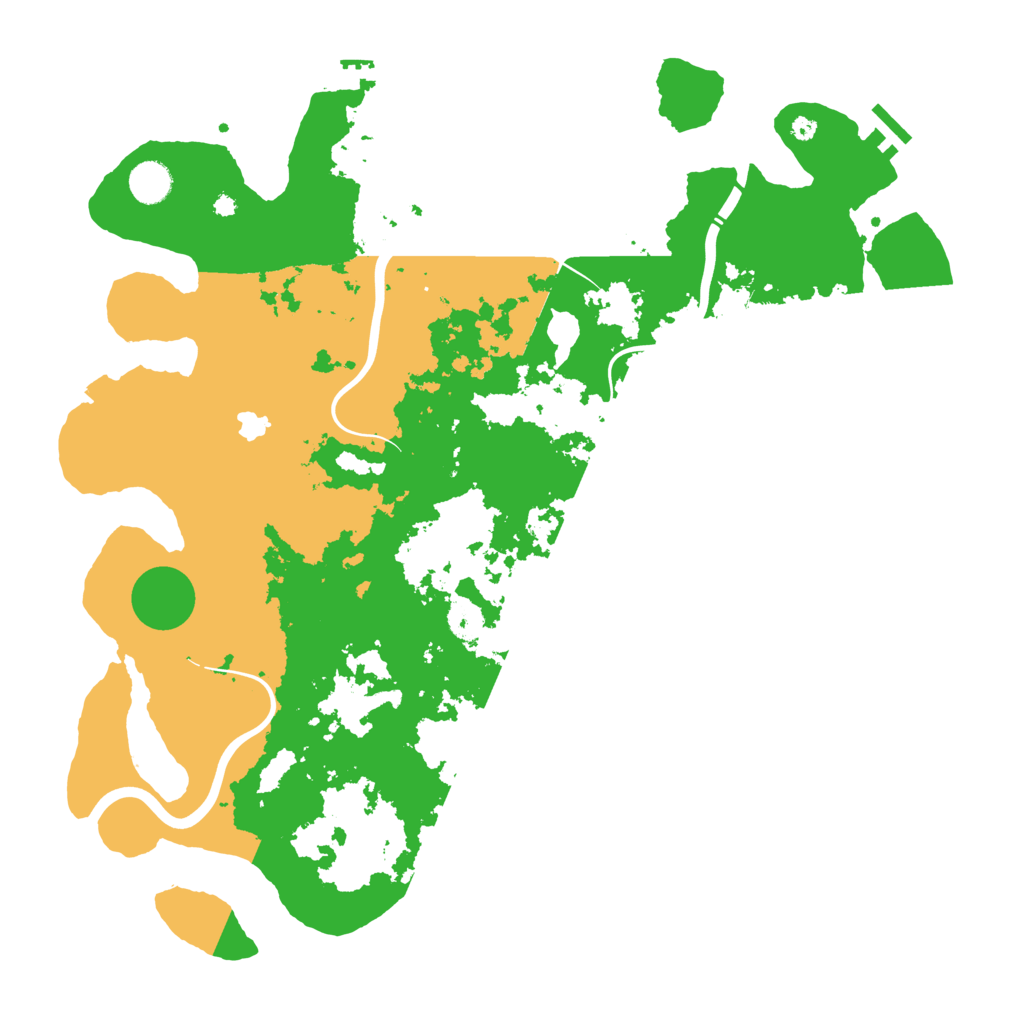 Biome Rust Map: Procedural Map, Size: 4250, Seed: 1358339627