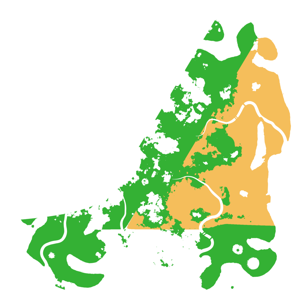 Biome Rust Map: Procedural Map, Size: 4500, Seed: 612352
