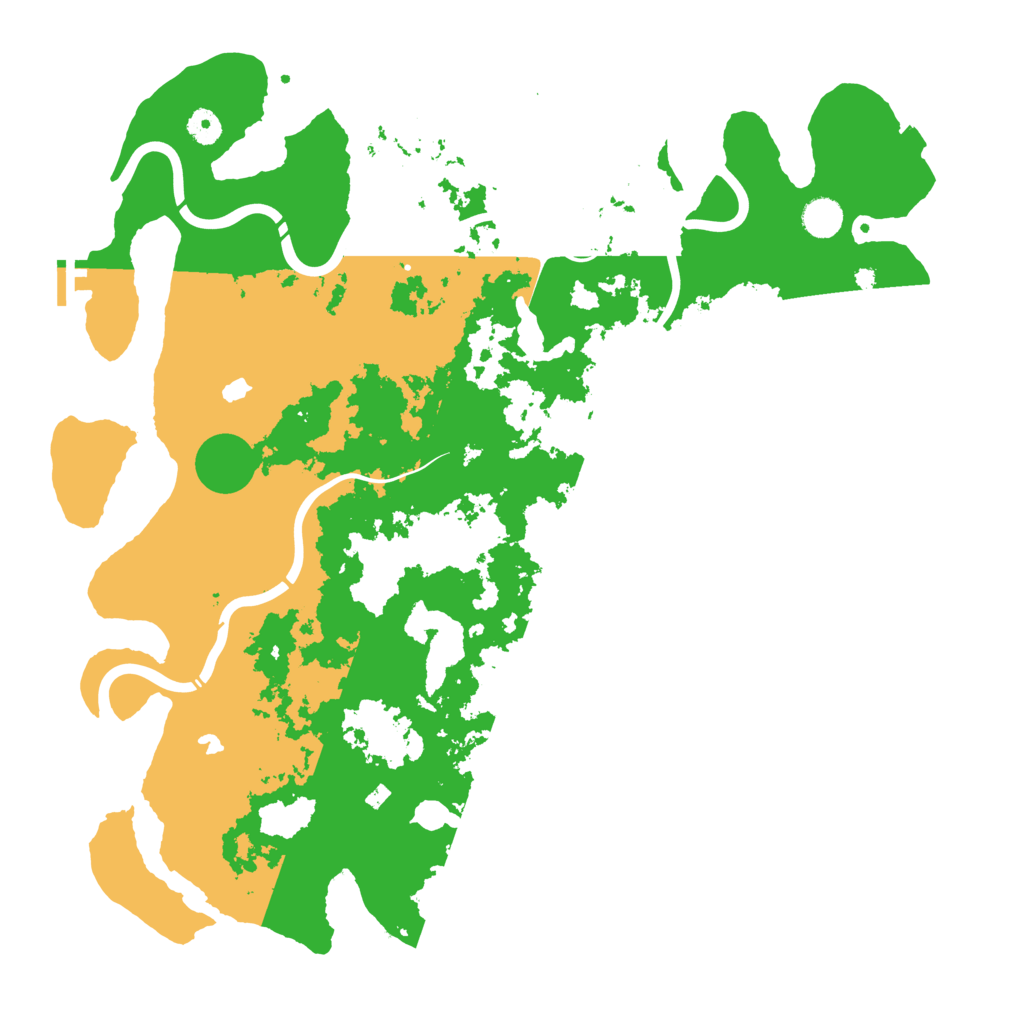 Biome Rust Map: Procedural Map, Size: 4500, Seed: 2086153047