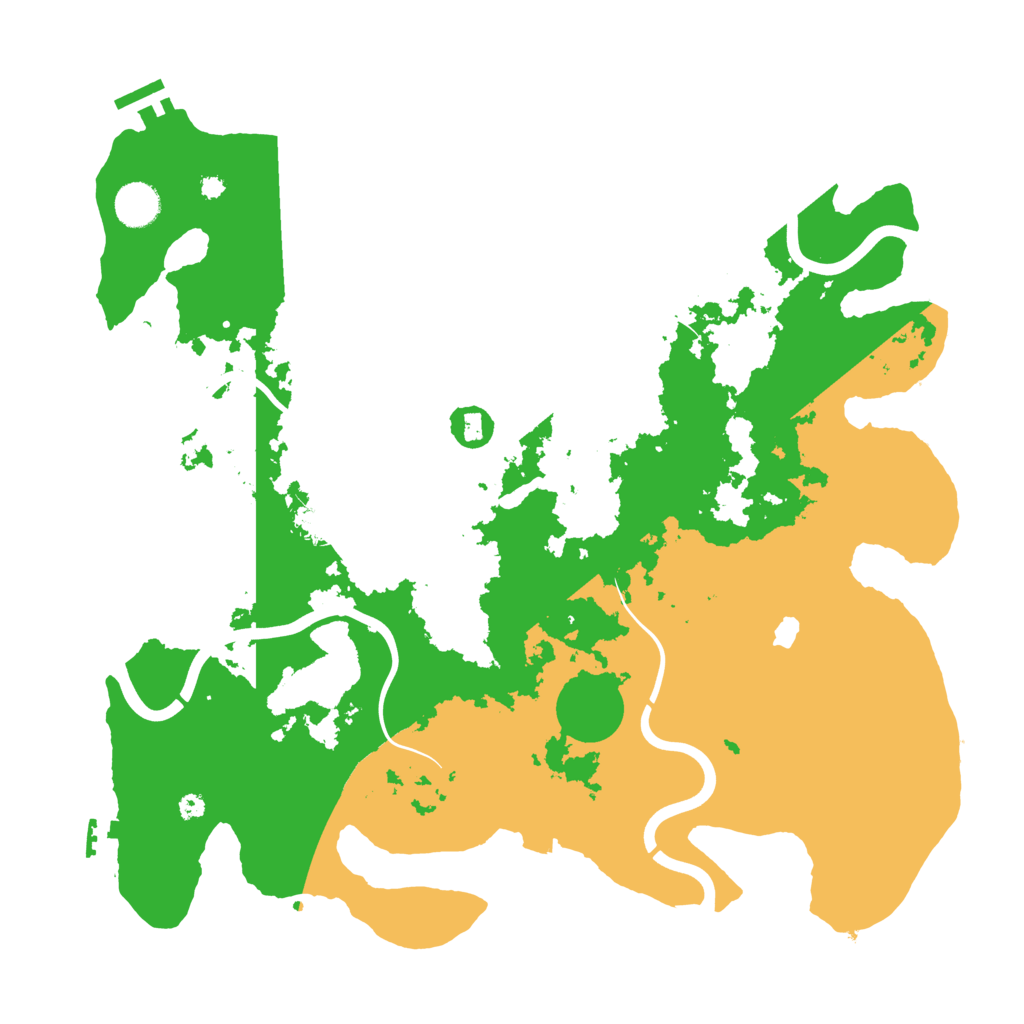 Biome Rust Map: Procedural Map, Size: 4000, Seed: 1087720752