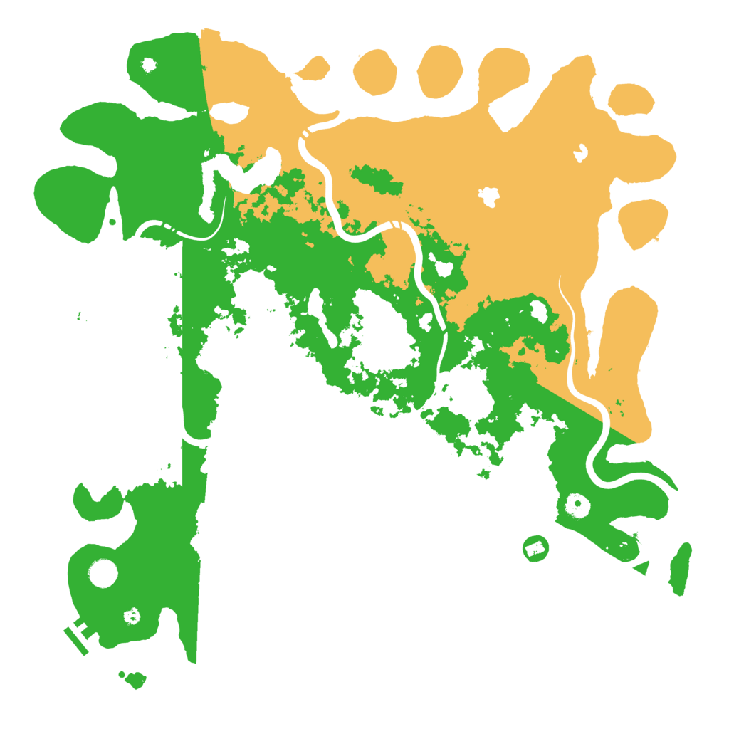 Biome Rust Map: Procedural Map, Size: 4500, Seed: 938350222