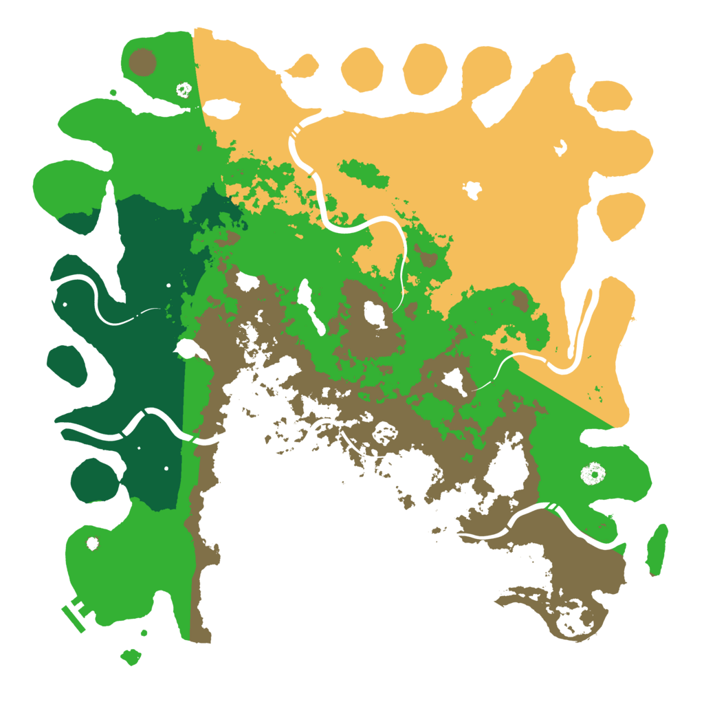 Biome Rust Map: Procedural Map, Size: 4500, Seed: 938350222