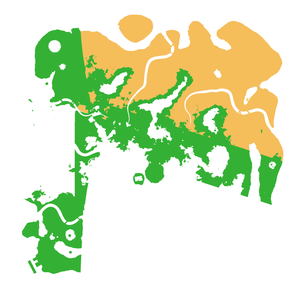 Biome Rust Map: Procedural Map, Size: 4300, Seed: 422841103