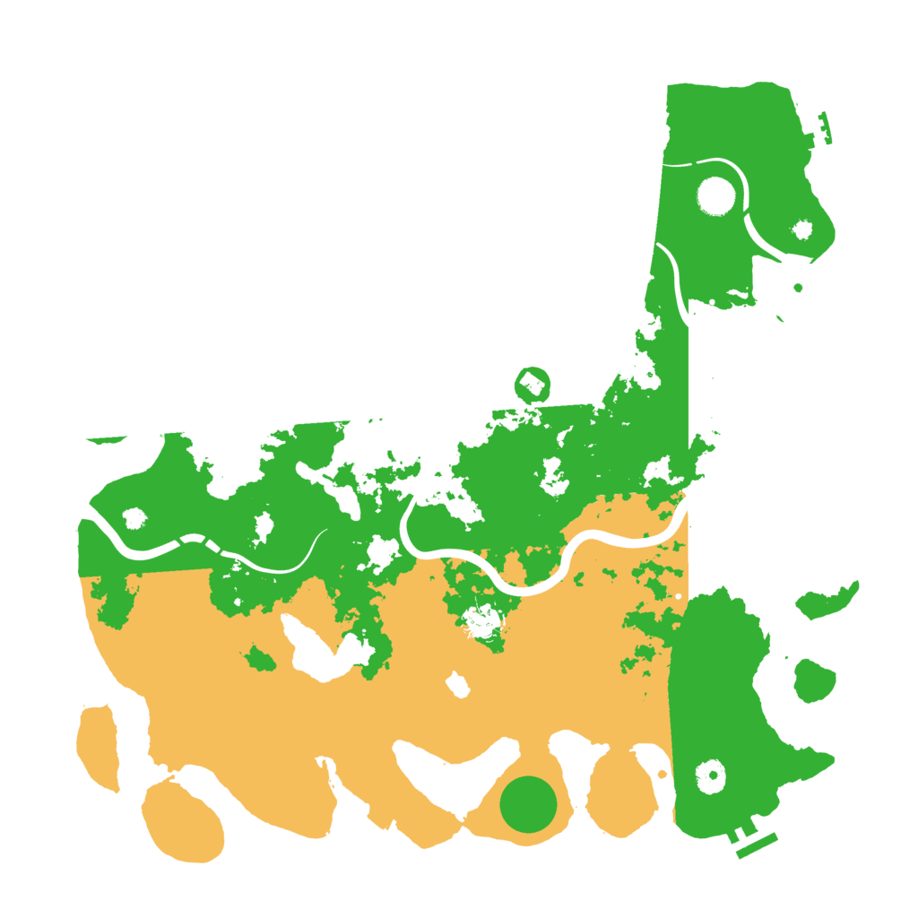 Biome Rust Map: Procedural Map, Size: 4250, Seed: 537555807