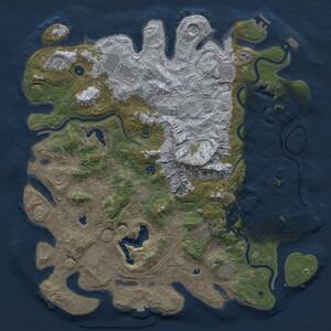 Thumbnail Rust Map: Procedural Map, Size: 5000, Seed: 563611019, 17 Monuments
