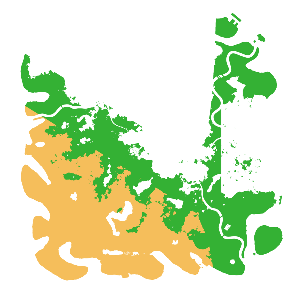 Biome Rust Map: Procedural Map, Size: 5000, Seed: 563611019