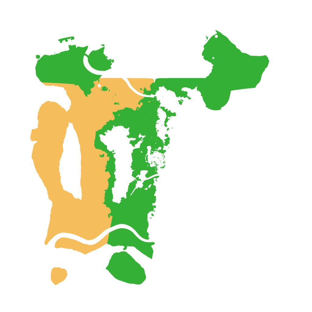 Biome Rust Map: Procedural Map, Size: 3000, Seed: 690833015
