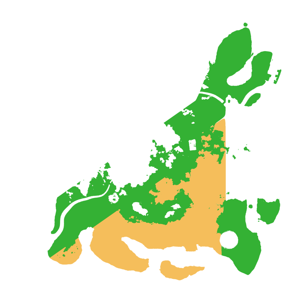 Biome Rust Map: Procedural Map, Size: 3000, Seed: 42567