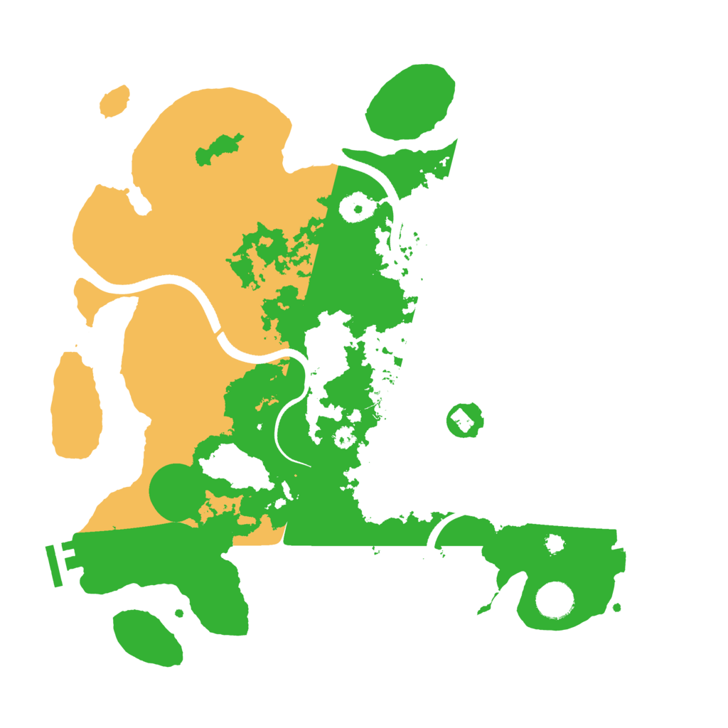 Biome Rust Map: Procedural Map, Size: 3500, Seed: 753517853